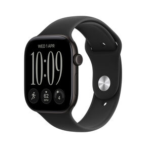 Apple Watch Series 12 GPS 46mm Black Aluminium Case with Black Sport Band M/L