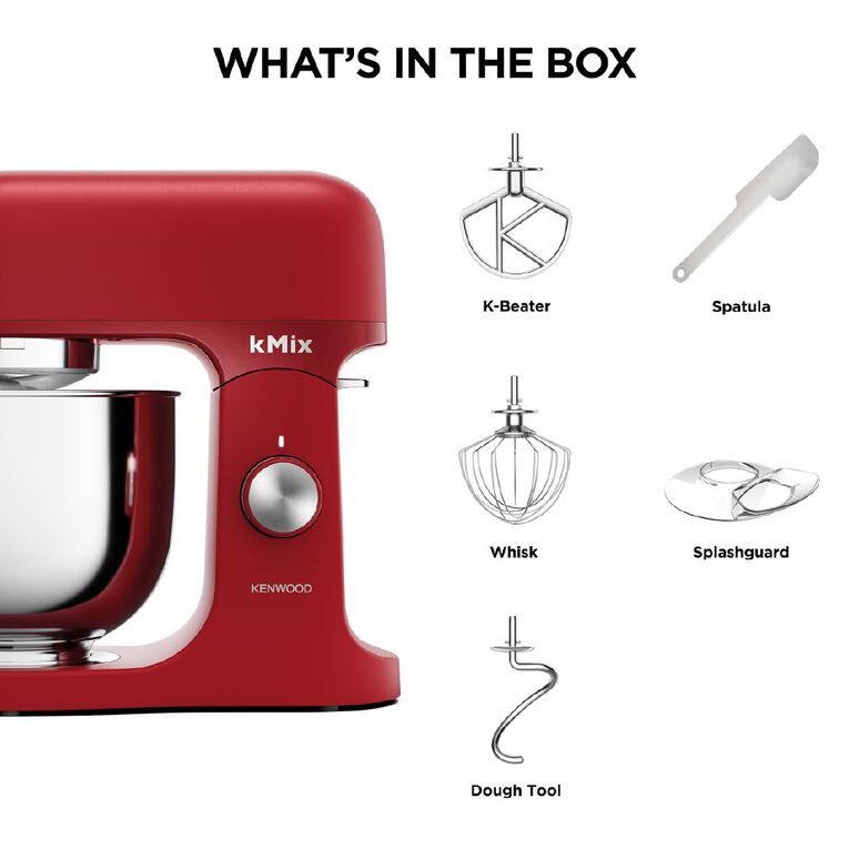 Kenwood kMix Bold Red Stand Mixer (KMX751ARD), , hi-res
