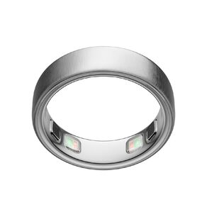 Oura Ring 5 Brushed Silver - Size 7
