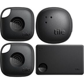 Life360 Tile Mate Essential - Black (2x Mate + Slim + Sticker) 2024