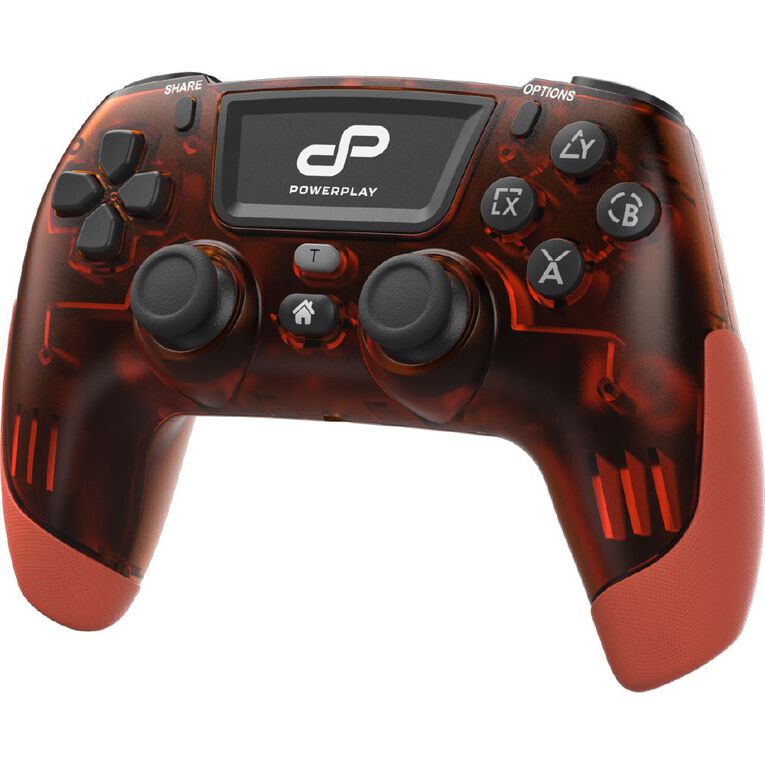 PowerPlay PS4 Wireless Controller - Translucent Red, , hi-res