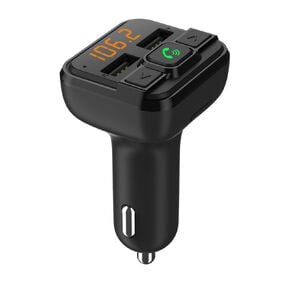 Laser Bluetooth FM Transmitter with Led Display and USB Charger