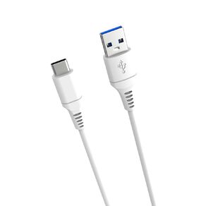 Laser USB-A to USB-C Cable 1m - White