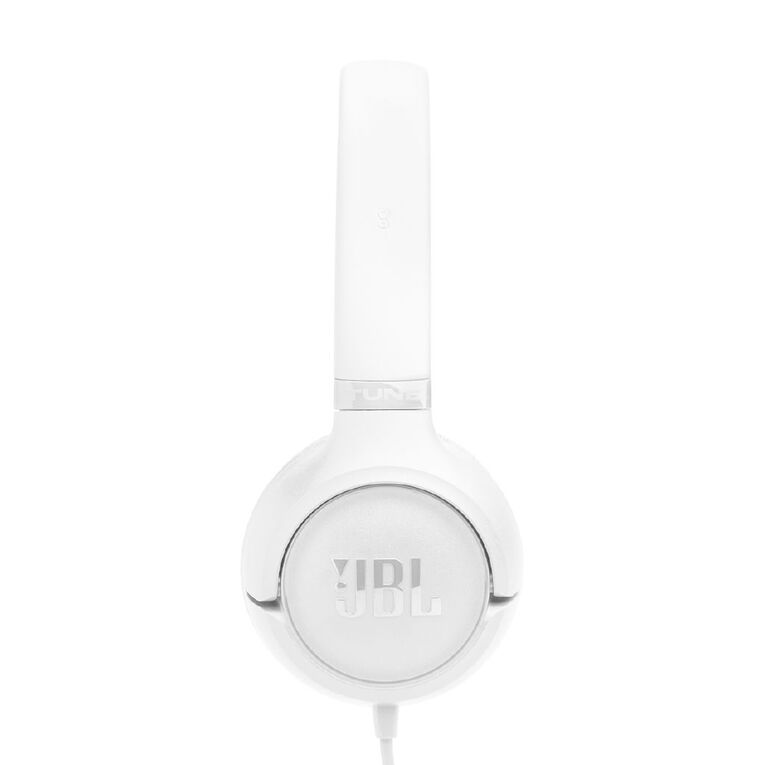 JBL Tune 530 Wired On-Ear Headphones - White, , hi-res