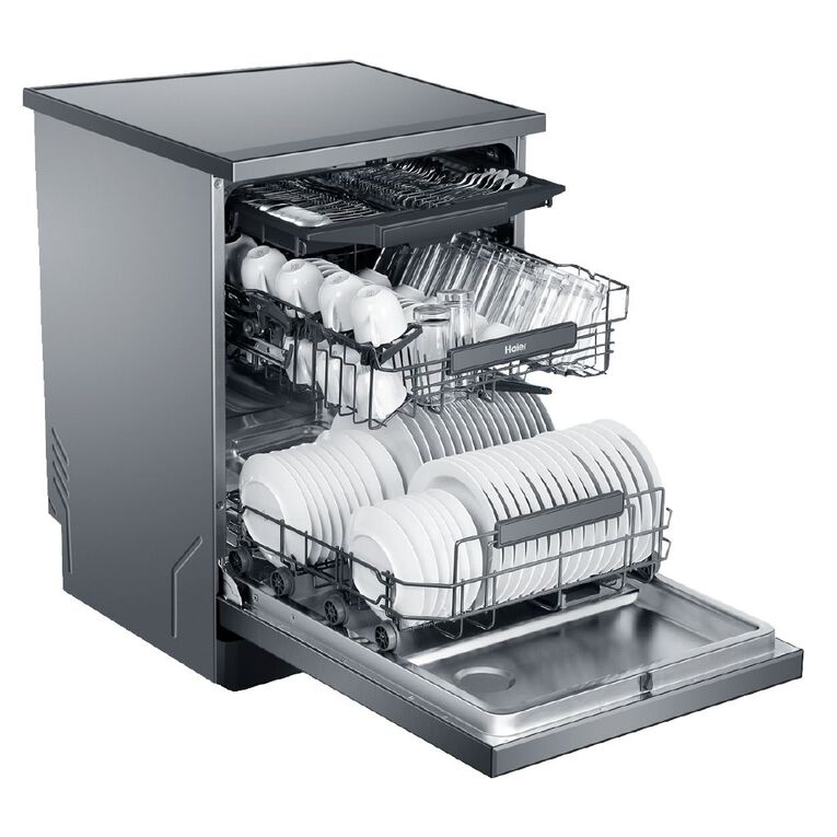 Haier 60cm 600 Series Freestanding Dishwasher - Satina, , hi-res