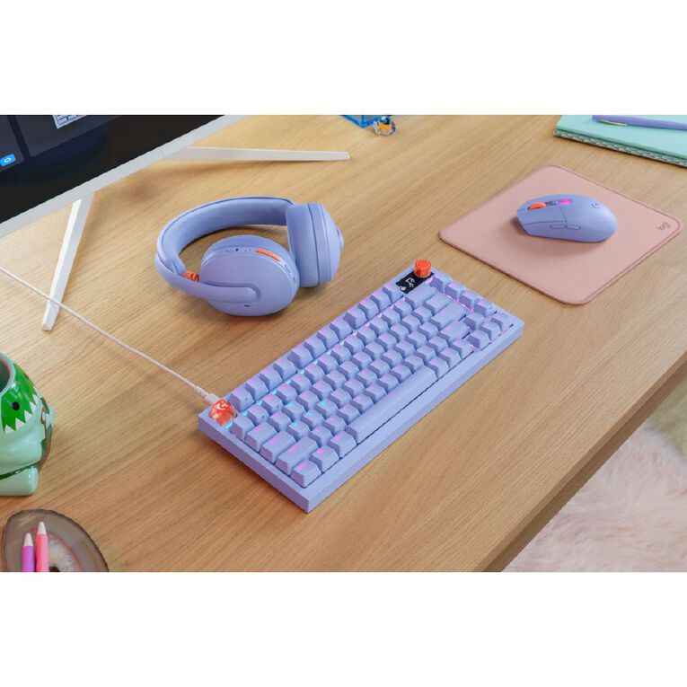 Logitech G316 X 75 Wired Gaming Keyboard - Lilac, , hi-res