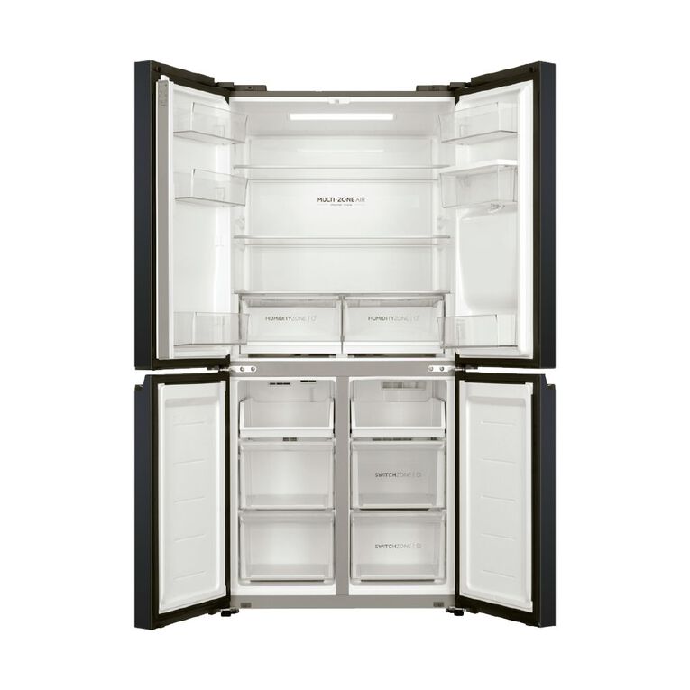 Haier 508L 600 Series Quad Door Fridge Freezer - Black, , hi-res