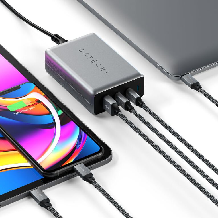SATECHI 100W USB-C PD GaN Compact Charger, , hi-res