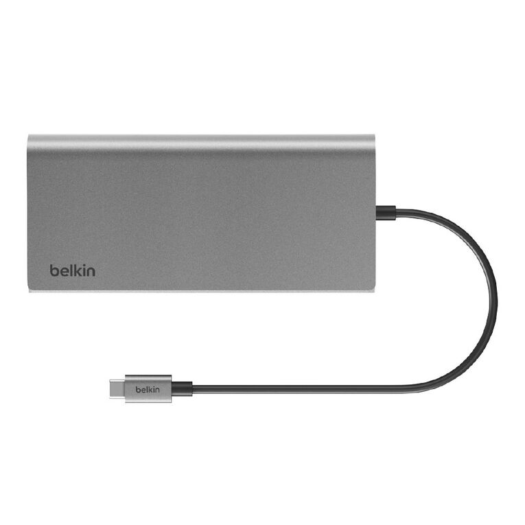 Belkin Connect USB-C 8-in-1 Dual Display Core Hub - Space Grey, , hi-res