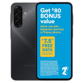 Samsung A17 4G 128GB with 2degrees SIM Bundle - Black