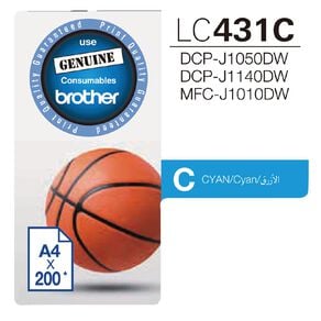 Brother Ink LC431C Cyan