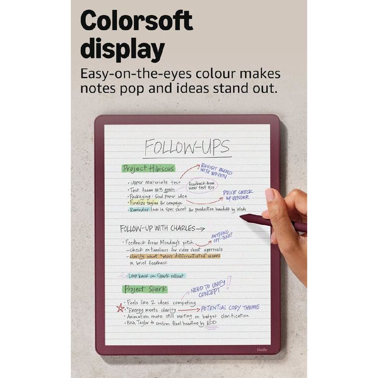Amazon Kindle Scribe Colorsoft 1st Gen 64GB, , hi-res