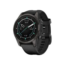 Garmin epix Pro (Gen 2) - Sapphire Edition, 42 mm, Carbon Gray DLC Titanium with Black Band