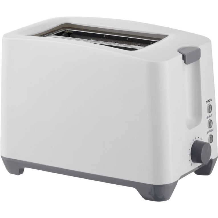 Sheffield 2 Slice Toaster White, , hi-res
