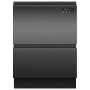 Fisher & Paykel 60cm Series 7 Double Dishdrawer - Black stainless