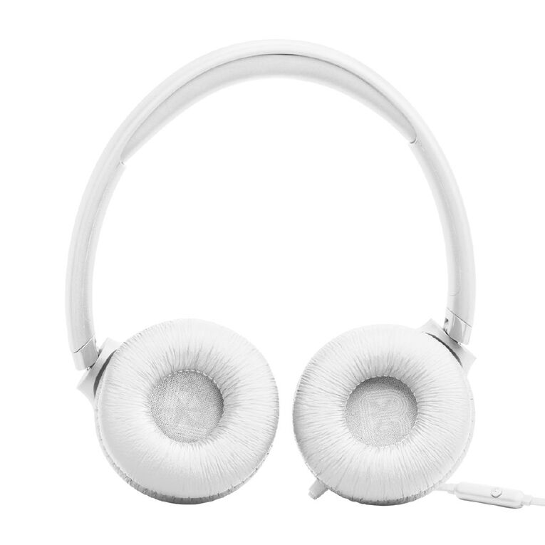 JBL Tune 530 Wired On-Ear Headphones - White, , hi-res