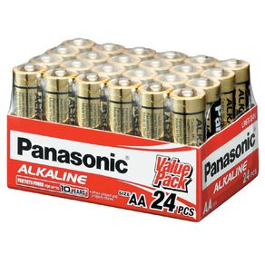 Panasonic AA Size Alkaline Batteries 24 Pack