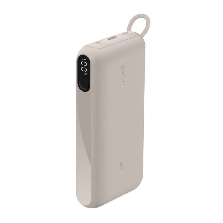 Belkin BoostCharge Power Bank 20K with Display - Sand, , hi-res