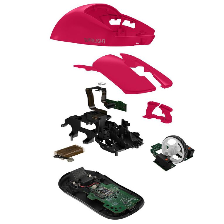 Logitech G PRO X Superlight 2 LIGHTSPEED Wireless Gaming Mouse - Magenta, , hi-res