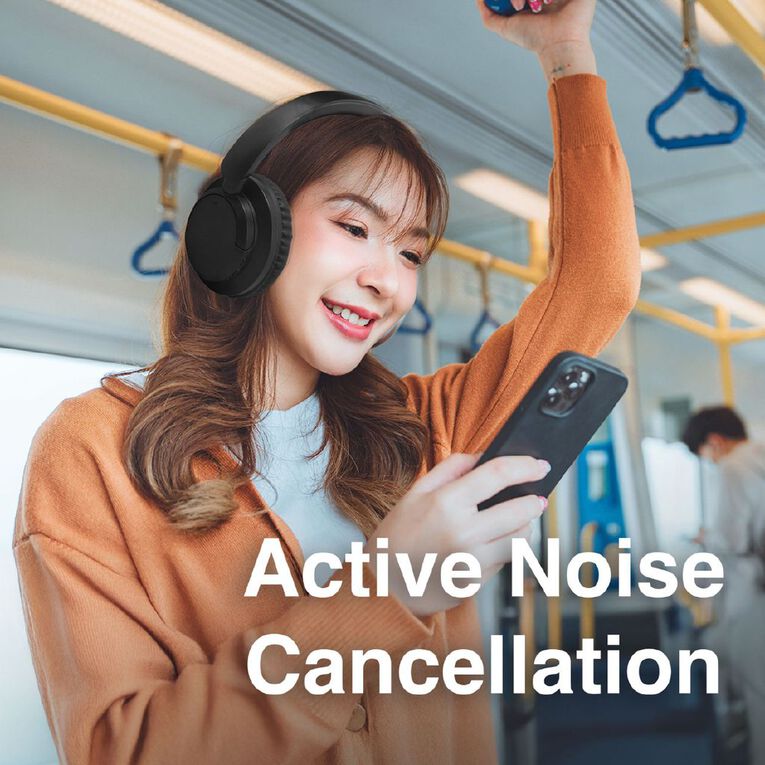 Laser Wireless Noise Cancelling Headphones - Black, , hi-res