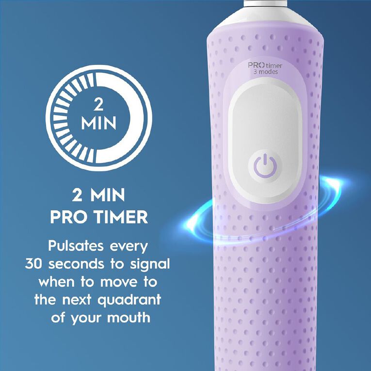 Oral-B Pro 300 Electric Toothbrush Lilac, , hi-res