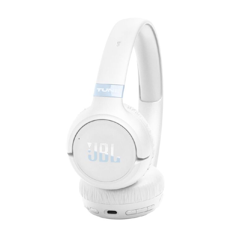 JBL Tune 680NC Wireless On-Ear Noise Cancelling Headphones - White, , hi-res