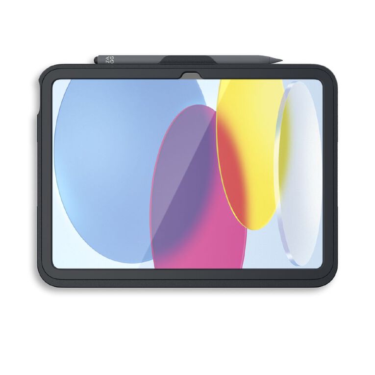 Zagg Rugged Messenger Case for iPad A16 (2025), iPad 10th Gen (10.9" 2022) - Charcoal, , hi-res