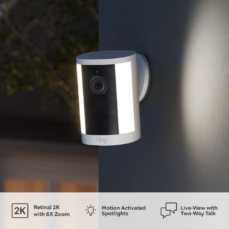 Ring Spotlight Camera 2K (2nd Gen) Battery - White 2 Pack, , hi-res