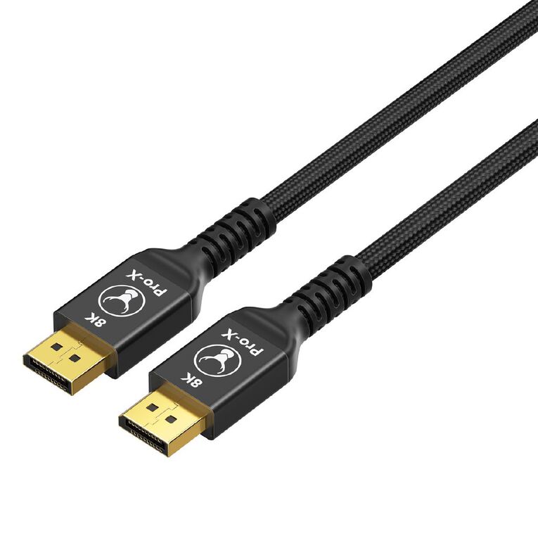 Bonelk Pro-X Long-Life DisplayPort to 8K DisplayPort Cable (2.5m) - Black, , hi-res