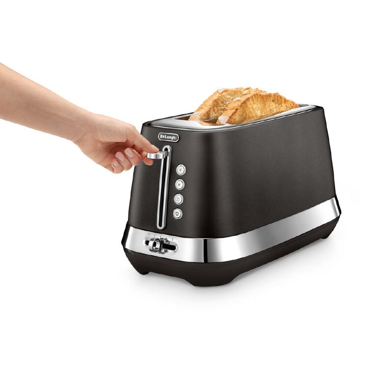 Delonghi Diadema Long Slot Toaster Onyx Black (CTVU3003.BK), , hi-res