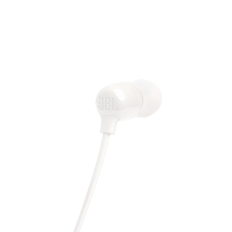 JBL Tune 135BT In-Ear Wireless Headphones - White, , hi-res
