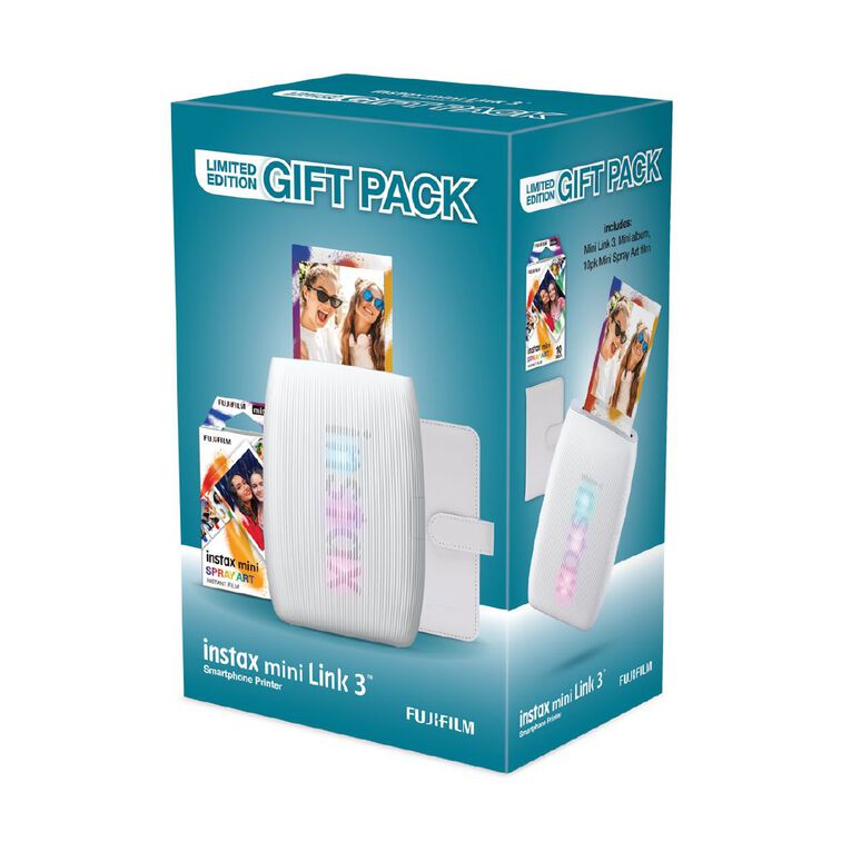 Fujifilm Instax Mini Link 3 Limited Edition Gift Pack White, , hi-res