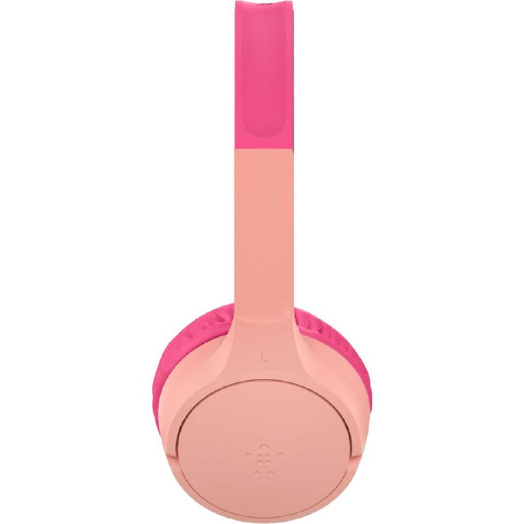 Belkin SoundForm Mini 2 Wireless On-Ear Kids Headphones - Pink, , hi-res