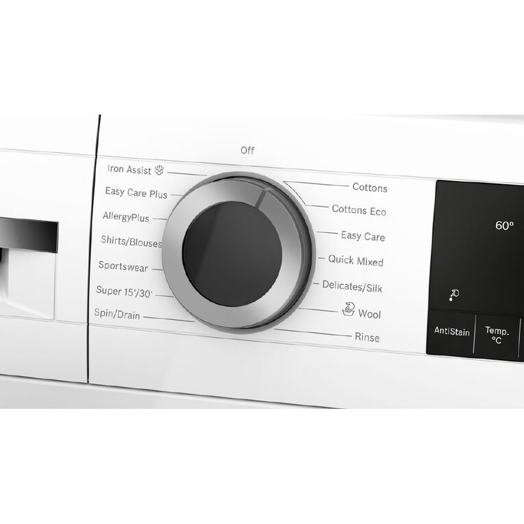 Bosch 10kg Series 6 Front Load Washing Machine - White, , hi-res