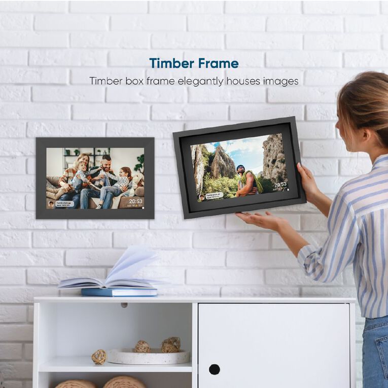 SOHO 10.1 Inch HD Digital Photoframe Box - Black, , hi-res