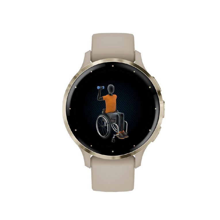 Garmin Venu 3S French Gray / Soft Gold, , hi-res