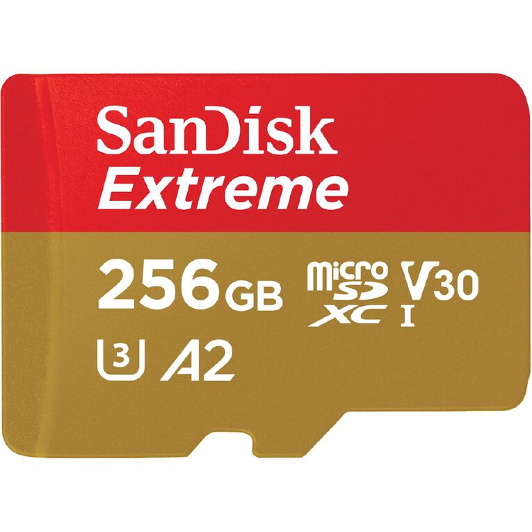 Sandisk Extreme 256GB MicroSD Card, , hi-res