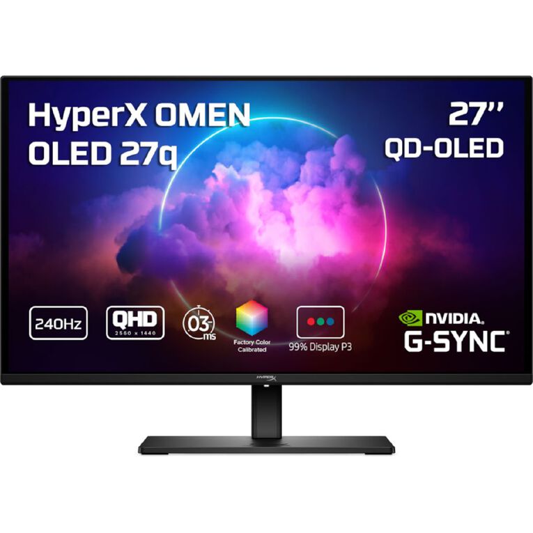 HP HyperX OMEN OLED 27 inch QHD 240Hz Gaming Monitor, , hi-res