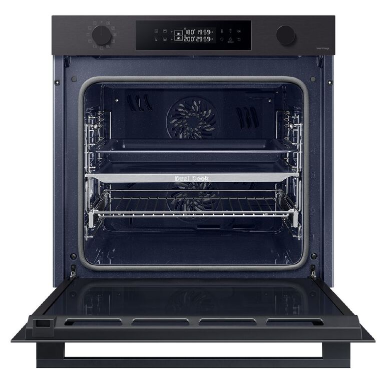 Samsung 60cm Dual Cook Pyrolytic Built-In Oven - Black Stainless Steel, , hi-res