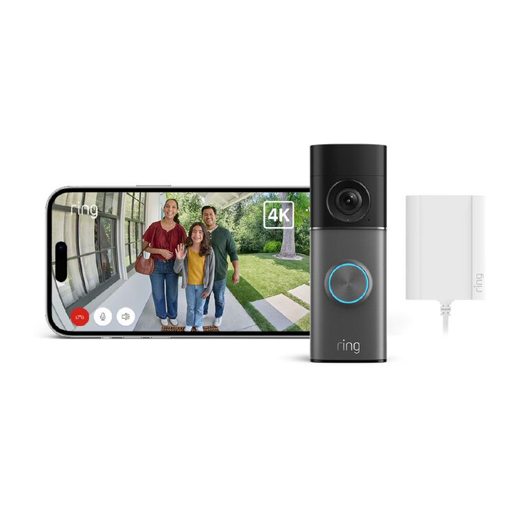 Ring Wired Video Doorbell Pro (3rd Gen) 4K Plug-In, , hi-res