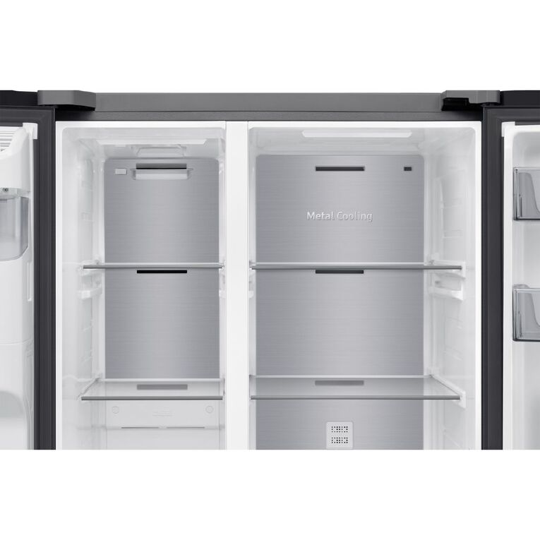 Samsung 635L Side By Side Ice & Water Dispenser Fridge Freezer - Dark Stainless (SRS6200S), , hi-res