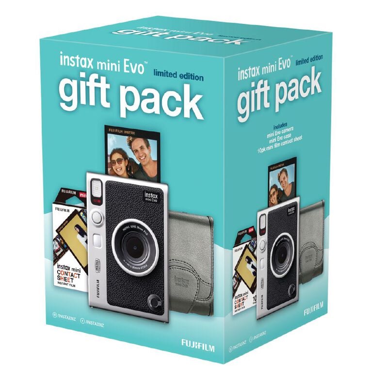 Fujifilm Instax Mini Evo Gift Pack Black 2025 Limited Edition, , hi-res