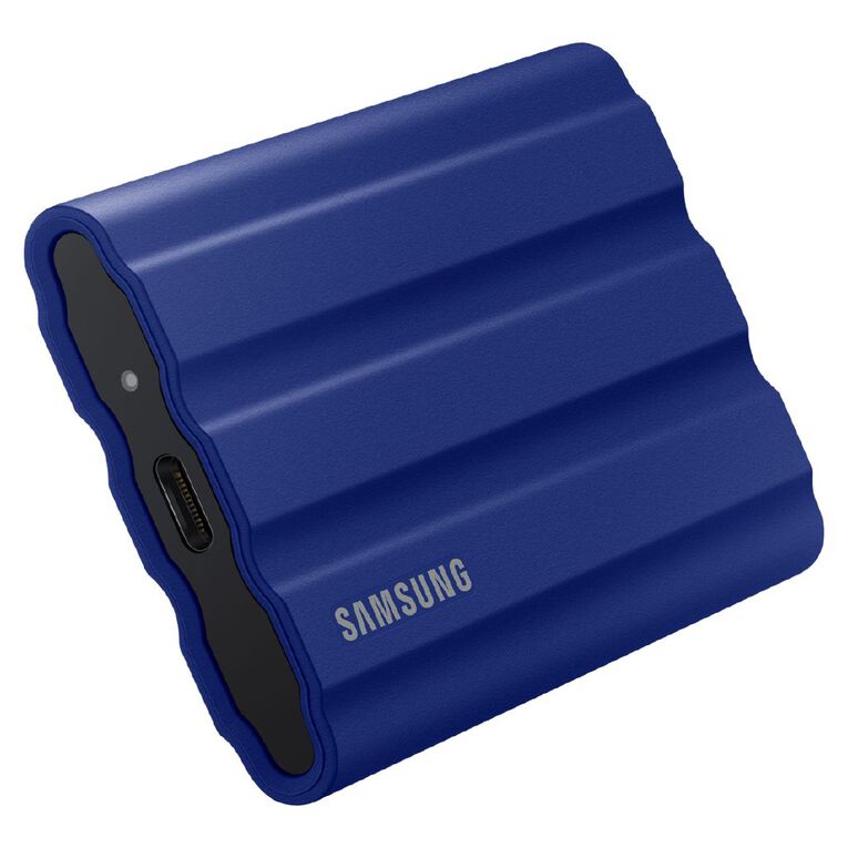 Samsung 2TB T7 Shield Portable SSD - Blue, , hi-res