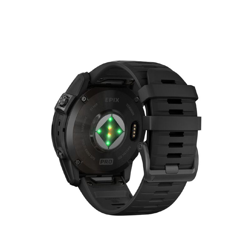 Garmin epix Pro (Gen 2) - Sapphire Edition, 51 mm, Carbon Gray DLC Titanium with Black Band, , hi-res