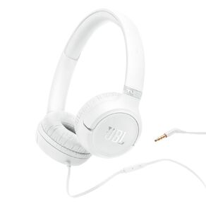 JBL Tune 530 Wired On-Ear Headphones - White