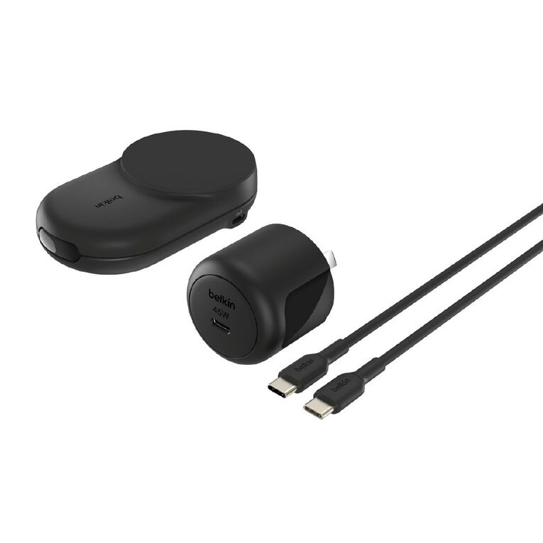 Belkin UltraCharge 2-in-1 Foldable Magnetic Charger with Qi2 25W, , hi-res