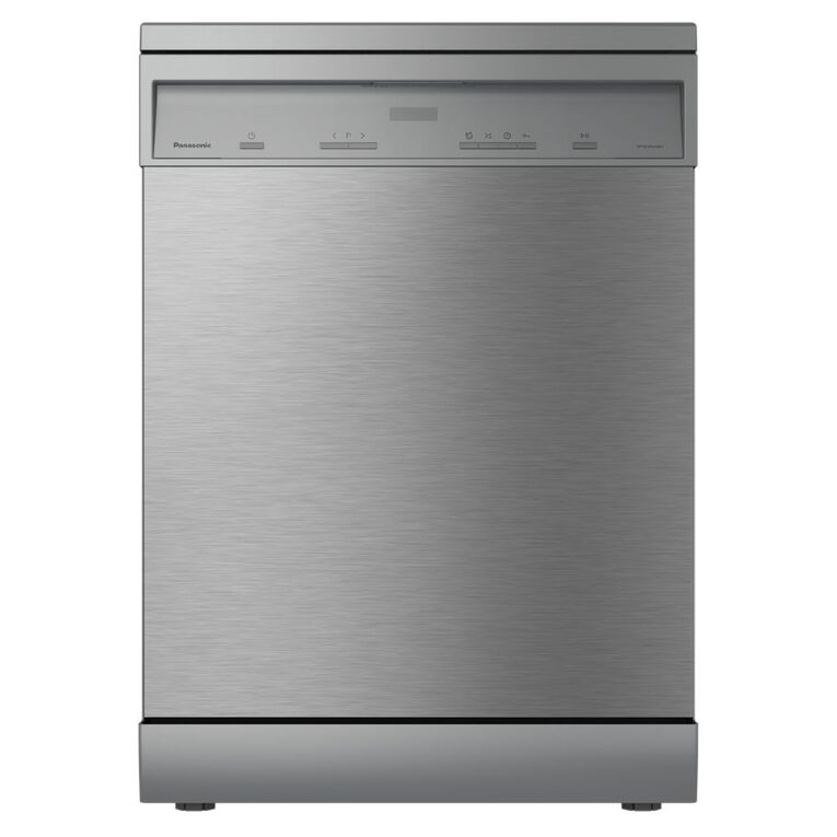 Panasonic 60cm 14 Place Setting Freestanding Dishwasher - Stainless Steel, , hi-res