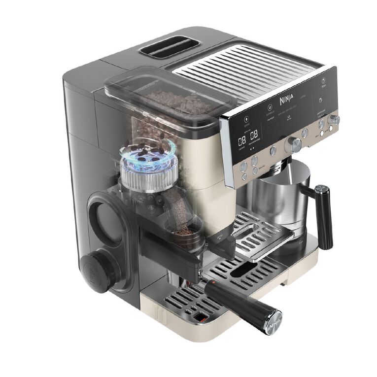 Ninja Luxe Cafe Manual Espresso Machine - Oat Milk, , hi-res