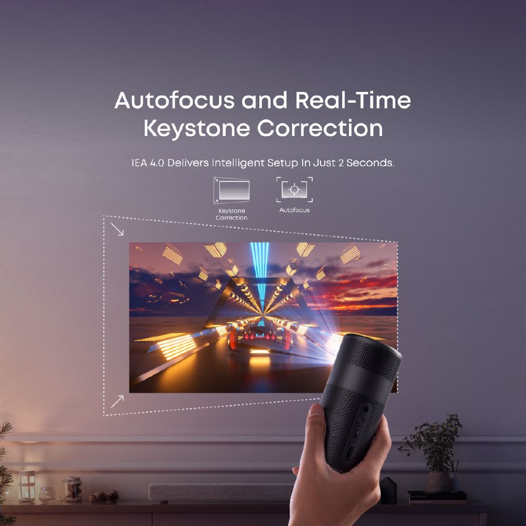 Anker Nebula Capsule Air Pocket Projector with Google TV Black