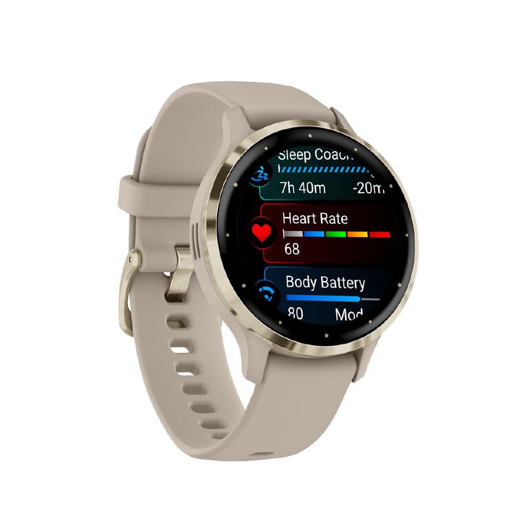 Garmin Venu 3S French Gray / Soft Gold, , hi-res